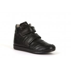 G3110171 Hook and Loop Ankle Boot Black