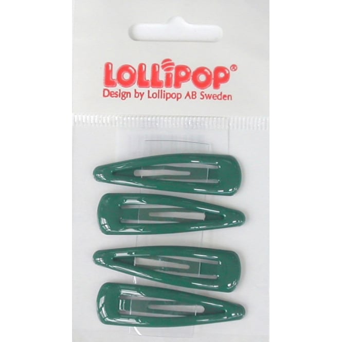 Lollipop Hairclips Green