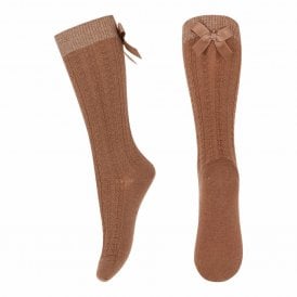 Annie Knee Socks in Pecan Pie