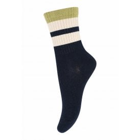 Frej Socks in Navy Blue