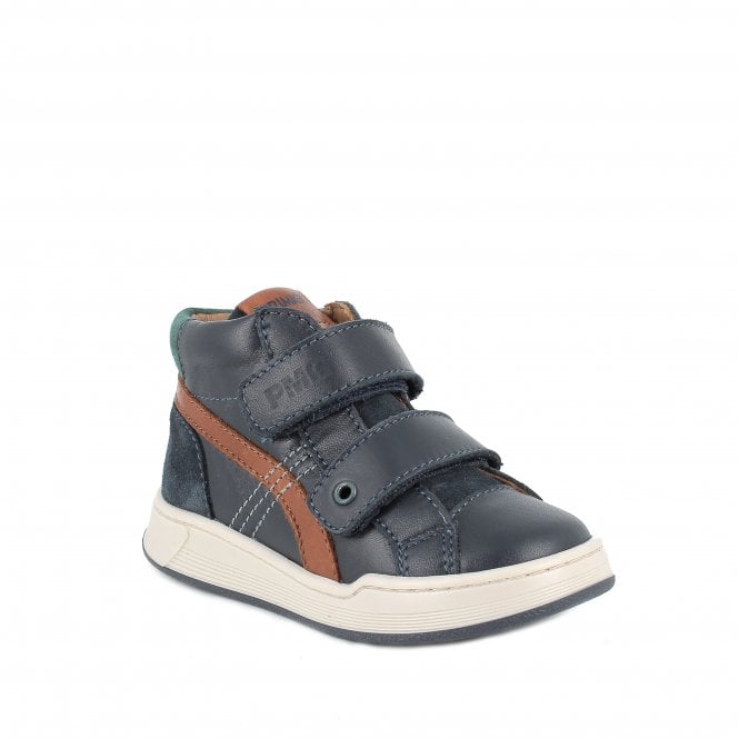 Primigi PHQ 49359 Leather Double Hook and Loop  Boot
